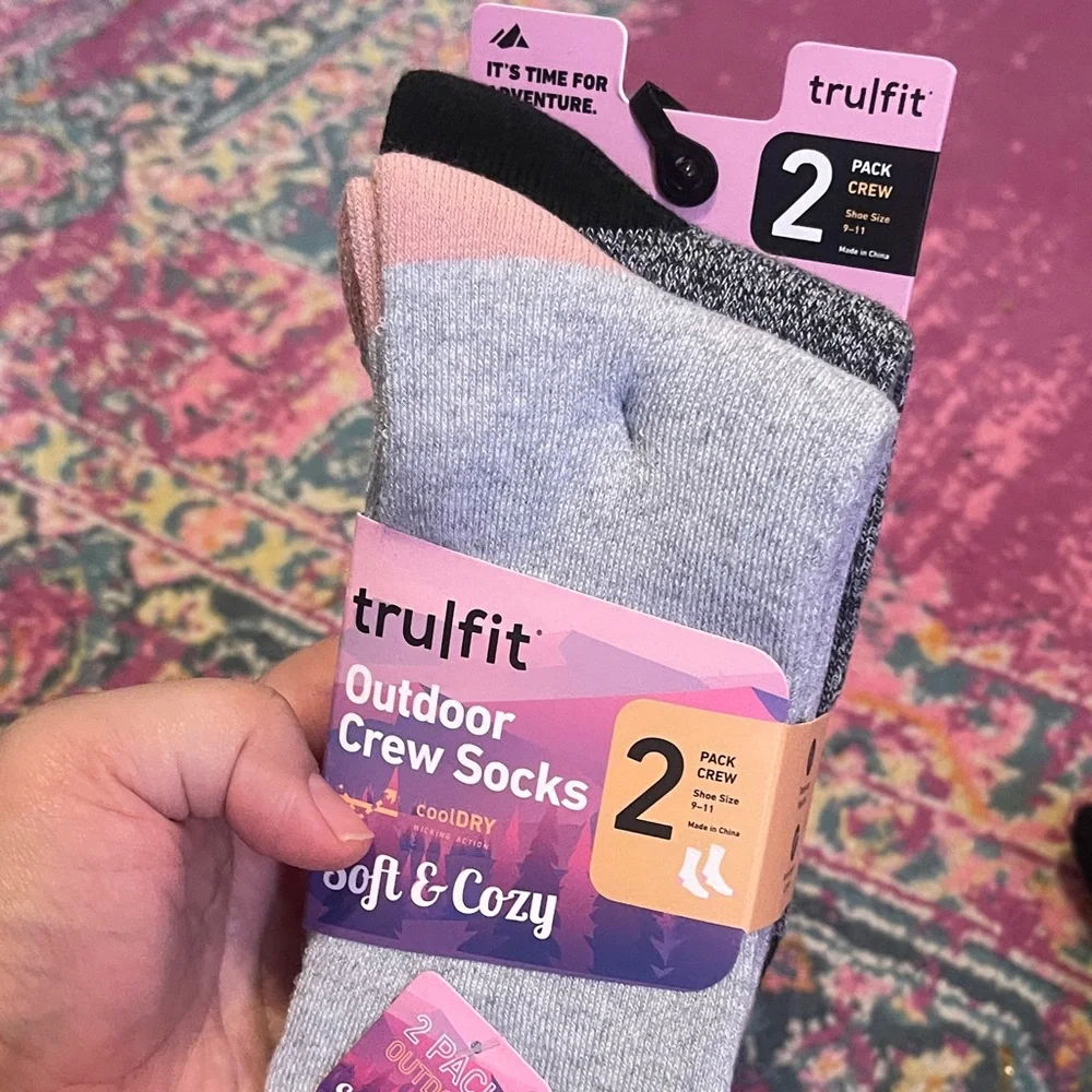 Tru|fit Outdoor Crew Socks -2pack